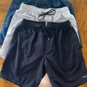 **ALL THREE** Men's Black, Gray, and Navy Shorts